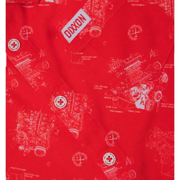 Dixxon Flannel Co. The 350 Party Shirt Red Medium NEW - Picture 6 of 8